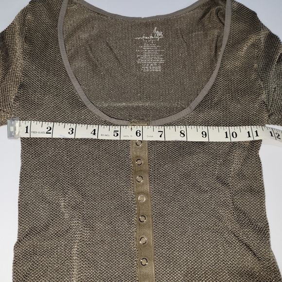 Intimately Free People Olive Long Sleeve Button Up - Picture 4 of 7